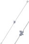 Heliophilia Silver Tobillera de Plata de Ley 925 con Rodio